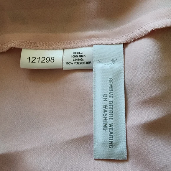 Vintage Vibes NWT Pink Silk Floral Print Loft Dress Size 6P - Picture 5 of 5